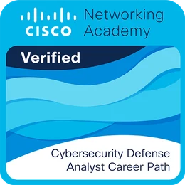 Cybersecurity Defense Analyst Career Path badge