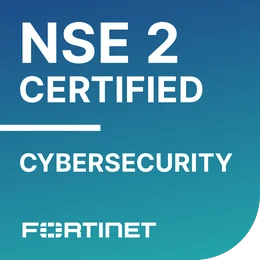NSE 2 Certified in Cybersecurity badge